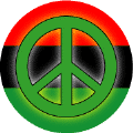 Glow Green PEACE SIGN African American Flag Colors