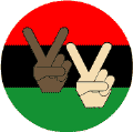 Peace Hands Black and White African American colors