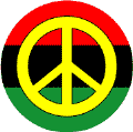 Yellow PEACE SIGN African American Flag Colors