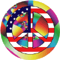 1960s Hippie Peace Flag 8