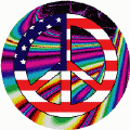 1960s Hippie Peace Flag 9