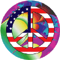 Hippie Art Peace Flag 3