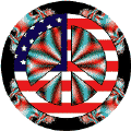Hippie Flower Peace Flag 2