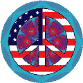 Hippie Flowers Peace Flag 17
