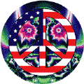 Hippie Flowers Peace Flag 5