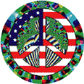 Hippie Icon Peace Flag 6
