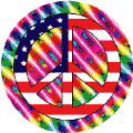 Hippie Tapestry Peace Flag 3