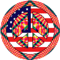 Hippie Tapestry Peace Flag 7