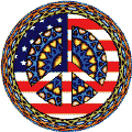 Hippie Tapestry Peace Flag 8