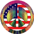 Mod Hippie Peace Flag 12