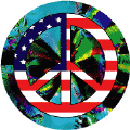 Mod Hippie Peace Flag 3
