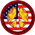 Mod Hippie Peace Flag 4