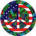 Mod Hippie Peace Flag 7