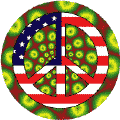 Mod Hippie Peace Flag 9