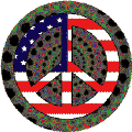 Vintage Hippie Peace Flag 1