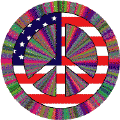 Vintage Hippie Peace Flag 2