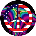 Vintage Hippie Peace Flag 6