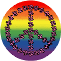 Female Gender Symbols pink rainbow background