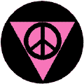 Peace Sign in Pink Triangle--PEACE SYMBOL 