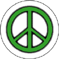 Neon Glow Green PEACE SIGN with Black Border