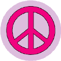 Pink PEACE SIGN on Purple Background