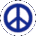 Warm Fuzzy Blue PEACE SIGN