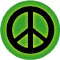 Glow Black PEACE SIGN on Green