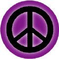 Glow Black PEACE SIGN on Purple