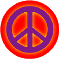 Glow Light Purple PEACE SIGN on Red Background