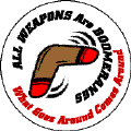 All Weapons Are Boomerangs-PEACE COFFEE MUGS