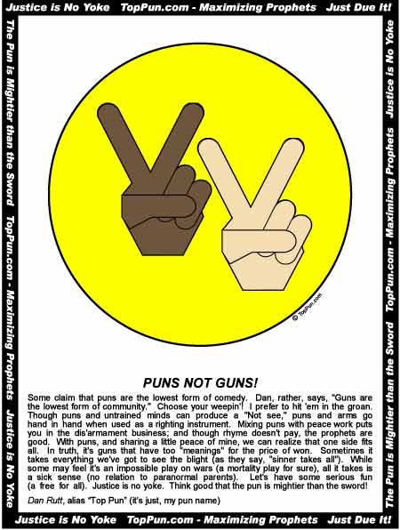  "8-1/2 X 11" Free Peace Sign Poster - "Peace Hands - Black and White"