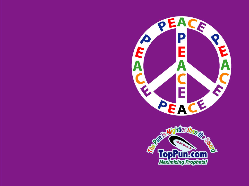 Download Free Peace Sign Wallpaper (1024 X 768) - "Multicultural Peace"