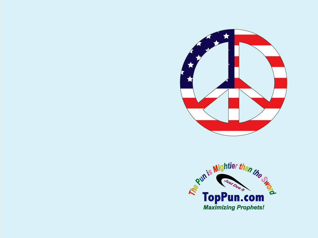 Download Free Peace Sign Wallpaper (1024 X 768) - "Peace Flag"
