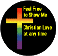 Feel Free to Show Me Christian Love at Any Time (cross) T-SHIRTS