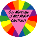 Gay Marriage is Not About Elections T-SHIRTS