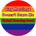 Gay Marriage Doesn't Scare Me - Global Warming Does T-SHIRTS