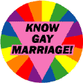 Know Gay Marriage T-SHIRTS