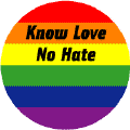 Know Love, No Hate GAY PRIDE T-SHIRTS