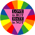 LOVE is Hot, HATE is Not GAY PRIDE T-SHIRTS