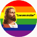 Love One Another - Jesus GAY PRIDE T-SHIRTS