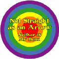 Not Straight As An Arrow - Neither is My Beau GAY PRIDE T-SHIRTS