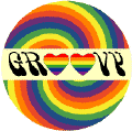 Rainbow Hearts - GROOVY -- GAY PRIDE T-SHIRTS
