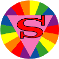Rainbow Superman Logo (parody) GAY PRIDE T-SHIRTS