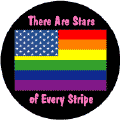 There Are Stars of Every Stripe (Rainbow American Flag) GAY PRIDE T-SHIRTS