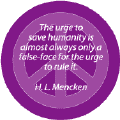 Violence, Even Well Intentioned, Always Rebounds Upon Itself