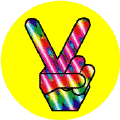 1960s Hippie Peace Hand 3