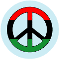 African American Flag Colors Light Blue Background