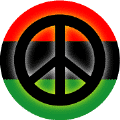 Glow Black PEACE SIGN African American Flag Colors