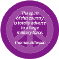 The Spirit of This Country isTotally Adverse to Large Military Force