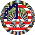 Hippie Flower Peace Flag 4